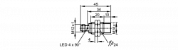 Индуктивный датчик 		IG5916 IFM Electronic