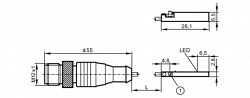 Датчик цилиндров с элементом GMR 		MK5371	 IFM Electronic