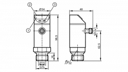 Датчик давления с дисплеем 		PY9964	 IFM Electronic