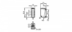 Датчик диффузного отражения 		O6T218 IFM Electronic