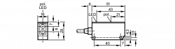 Датчик диффузного отражения 		OU5011 IFM Electronic