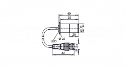 Индуктивный датчик 		IG9917 IFM Electronic
